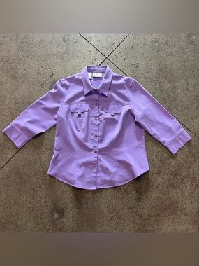 Vintage Kathy Che Lightweight Flowy Shirt (10)